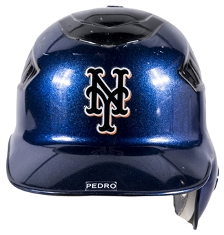 2008 Pedro Martinez Game Used New York Mets Batting Helmet (MLB Authenticated & MEARS)